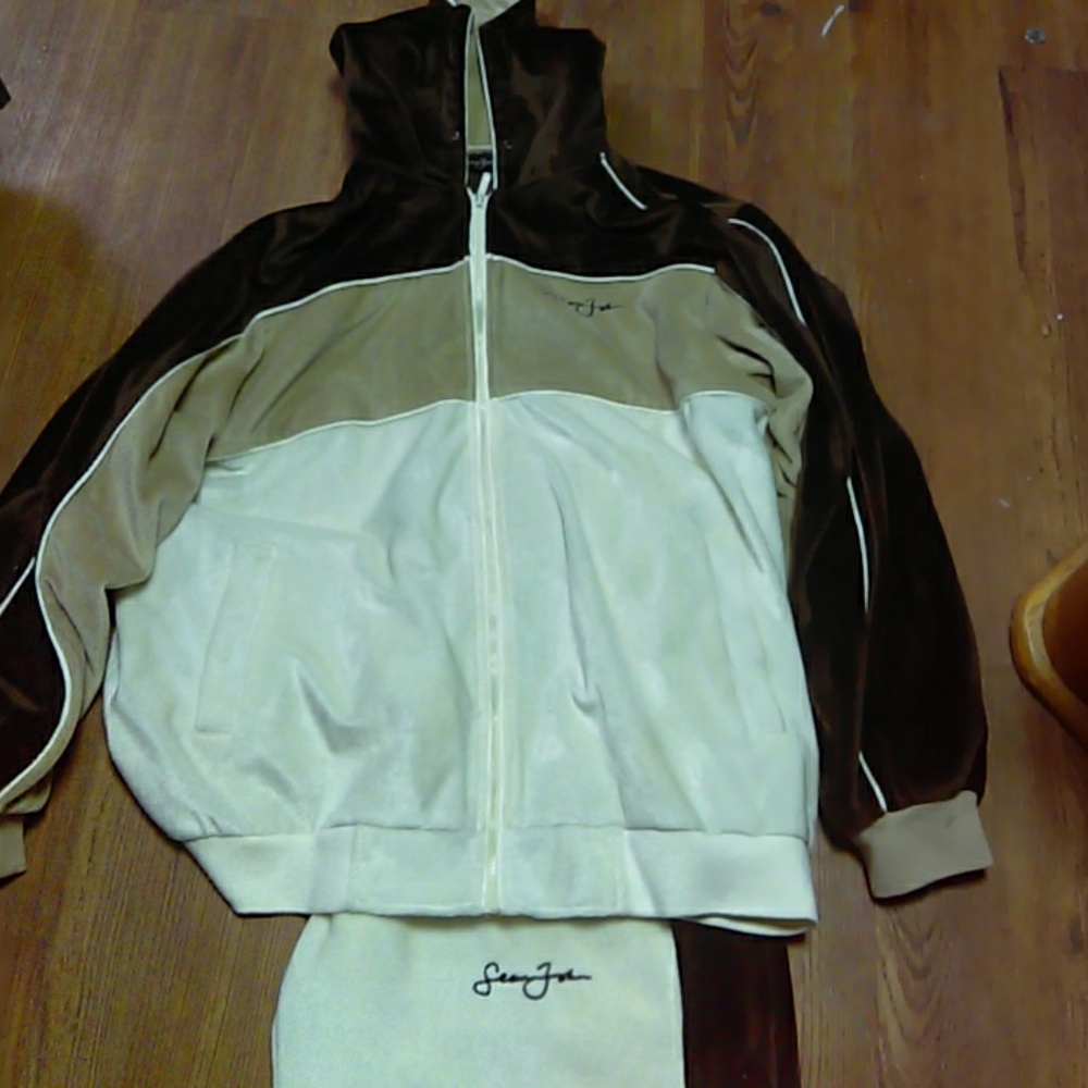 Velour tracksuit